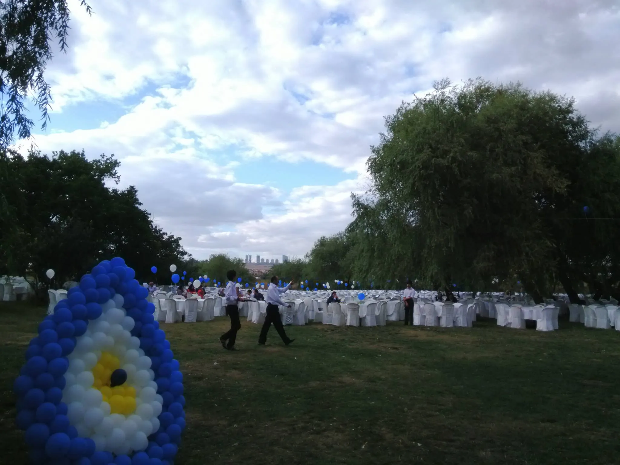Ankara kına gecesi altın balon duvar